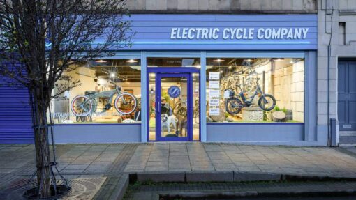 E-Bike Shop Window Front