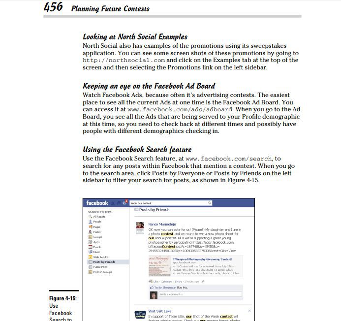 Planning Future Contests Facebook-Marketing-All-in-One-For-Dummies