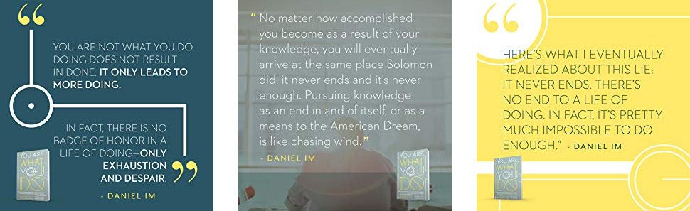 You Are What You Do Book