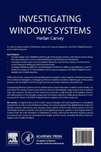 Investigating Windows Systems Book