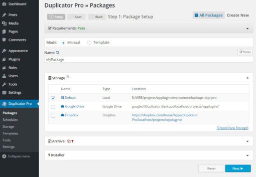 Duplicator Pro 1-3