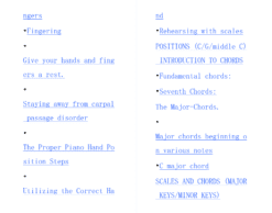 Chords and chord extensions